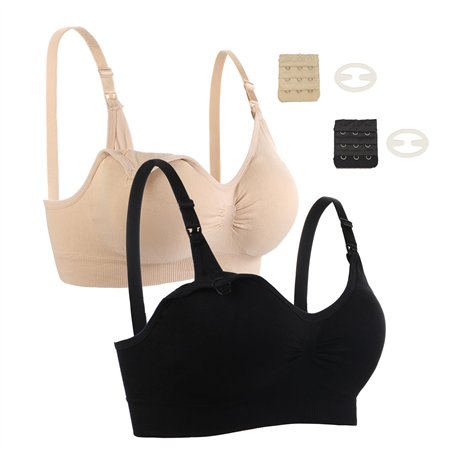 Seitop Lot de 2 Soutiens-Gorge d'allaitement pour l'allaitement