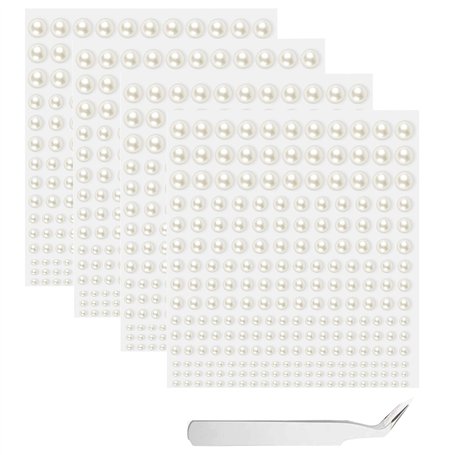 jatimdotin 900 Pcs Autocollants De Perles Auto Adhésifs