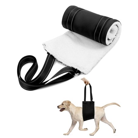 QWORK® Harnais de Levage Réglable Aide à la Marche Confortable pour Chien Vieux