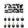 QWORK® 20 Paires Embouts de Rechange en Forme de U pour Talons Hauts