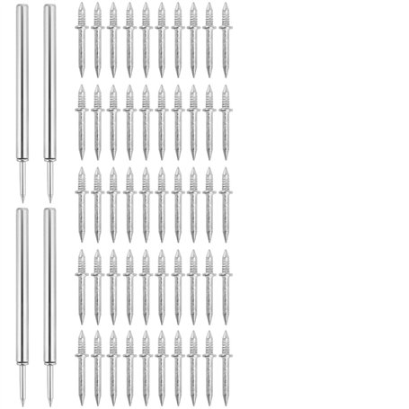 QWORK® 400 Pièces Clous à Double Tête