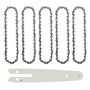 HUAREW 6 Pouces 37 TG Chaînes de Tronçonneuses Petite Guide Tronçonneuse pour Outillage Jardin