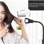 Support de sèche-cheveux pour chien et chat - Support pour sèche-cheveux - Support pour sèche-cheveux - Rotation à 360 ° - Avec 