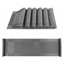 ISIYINER Chemin de Table et Sets de Table Antidérapants Lavables en PVC Résistant à la Chaleur Table Mat Lot de 4 avec Table Run