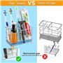 Yoassi Support de Brosse à Dents Polyvalent en INOX Anti-Rouille pour Salle de Bain