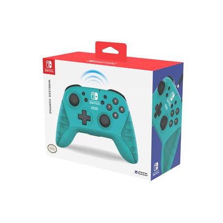 HORI Nintendo Switch HORIPAD sans fil (bleu sarcelle) – Sous licence officielle Nintendo – Nintendo Switch