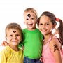 HOWAF Halloween Tatouage temporaire Enfants, 180 Mignons Étanche Tatouages éphémères pour Enfants garçons Filles Cadeau de fête 