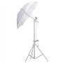 Neewer 2 Pièces Photographie Professionnelle 33"83 cm Studio Flash Eclairage Translucide Blanc Doux Réfléchissant Parapluie Doux