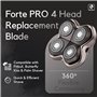 Skull Shaver Forte PRO 4 Tête de Remplacement - Lames de Rasoir électrique pour Homme