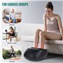 Snailax masseur de pieds électrique avec chaleur, masseur de pieds shiatsu avec pétrissage rouleaux de compression, massage des 