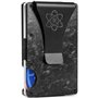 ROSSM Portefeuille pour Hommes avec Blocage RFID - Porte-Cartes de crédit Minimaliste en Fibre de Carbone et métal pour Hommes a