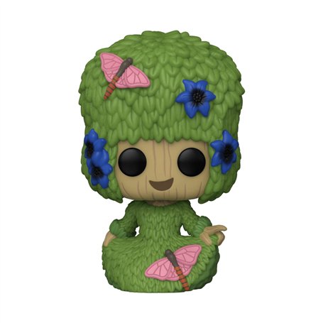 Funko Pop! Marvel: Guardians of The Galaxy - Groot - (Marie Hair) - Groot Shorts - Figurine en Vinyle à Collectionner - Idée de