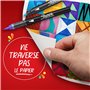 Sharpie Marqueurs Créatifs feutres acrylique | Pointe pinceau | Feutres de coloriage adulte à base d’eau idéal pour coloriage my