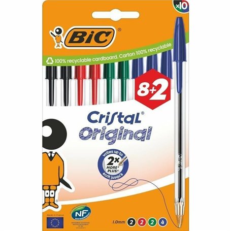 Ensemble de Stylos Bic Cristal Original 516355