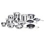 Bekaline 12065264 Chef Sauteuse + Couvercle en acier inoxydable 24 cm