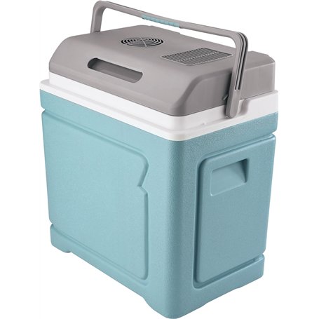 C.A.O. - Glacière électrique multiconnect (12V / 220V / USB) 30 litres en PP+PU HDPE - Couleur Gris/Bleu - Longueur 46 cm - Larg