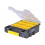 Stanley Fmst1-72378 Boîte Avec Organisateur Gamme FatMax - 6 Compartiments Amovibles - Corps Polypropylène - Étanche - Couvercle