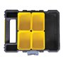 Stanley Fmst1-72378 Boîte Avec Organisateur Gamme FatMax - 6 Compartiments Amovibles - Corps Polypropylène - Étanche - Couvercle