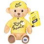 Peluche - GIPSY TOYS - Tour De France - OURS MAILLOT JAUNE 15 CM