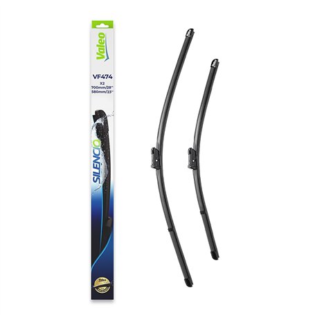 VALEO Silencio Essuie-glace - VF474 - Kit de Balais d'Essuie-glace Plat d'Origine de Haute performance