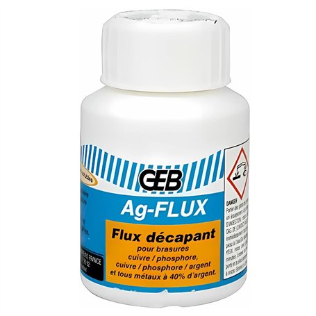 Décapant brasure argent Agflux pot 90g
