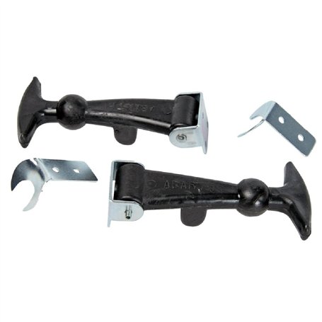 ADNAuto Attaches Capot Caoutchouc x2