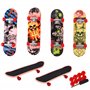 Trottifun - Set de Finger Skate - 031428 - Multicolore - Métal - Skateboard - Doigt - Jouet Enfant - Anniversaire - Cadeau - Pla