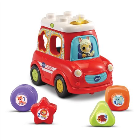 VTech - Ma Totomobile des Formes – Jouet Voiture Trieur de Formes / 1-3 Ans – Version FR Multicolore 537405