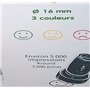 JPC Blister de 3 Tampons de Notation Environ 5000 Empreintes