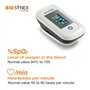 BIOSYNEX - Oxymètre de Doigt avec Mesure du Pouls - Mesure l'Oxygénation du Sang - Evaluation des Fonctions Respiratoires - Path