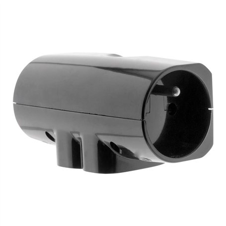 Zenitech Quadriplite: 2x 16A+2x 6A latérale Glass Noir TV écran plats