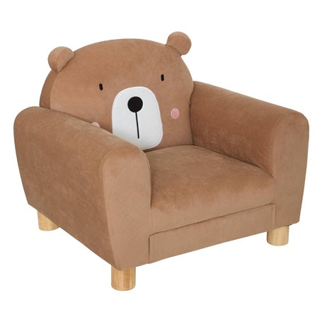 Atmosphera - Fauteuil Enfant Ours Marron