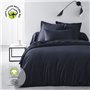 Drap housse - TODAY - 160 x 200 cm + 30 cm - Coton - Organic Navy