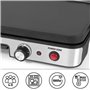 RIVIERA & BAR Plancha QPL345 Power zone, Negro, Acero Inoxidable