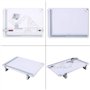 Wakects A3 Table à dessin multi-fonction A3 Tablettes à dessin ensemble bureau avec mouvement parallèle et angle réglable, bord