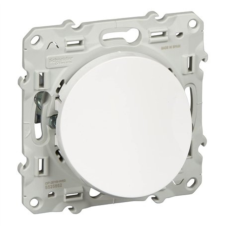 Schneider Electric S520662 Sortie de câble Odace Blanc