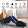 Chauffe Pieds Chauffant Électrique - Chancelière avec Thermostat, 2 Niveaux de Température - Maintien vos Pieds au Chaud en 2 mn