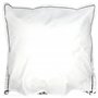 Linnea Taie d'oreiller 65x65 cm Coton Sumatra Gris Fusain
