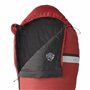Wilsa Outdoor Sac de Couchage Duvet 5° Sarcophage 215x80 cm Rouge/Noir, KL 250 104021