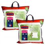 UNIVERSDECOR Lot de 2 oreillers 60 x 60 cm Moelleux antiacariens Proneem® Fibre VOLUPT’AIR® Dodo