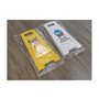 AUA SIGNALETIQUE - Chevalet signalisation Nettoyage en Cours Attention - Poids 1KG en Plastique Blanc