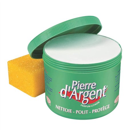Pierre d'Argent 800g - Pierre blanche naturelle de nettoyage