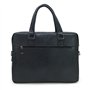 Waytex 71013 Sacoche Porte Documents Besace simili cuir, Mallette business Ordinateur et Tablette avec bandoulière Noir