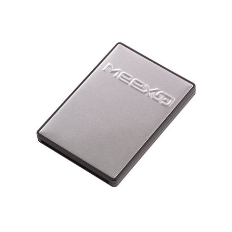 Etui 6 Cartes MeexUp RFID - Porte Carte Rigide Anti piratage CB - Argent Noir