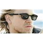 KD's 2016 - Lunettes de soleil sportifs et motards - homme & femme - s'adaptent sous casque moto vélo ski - Verres vert clair UV