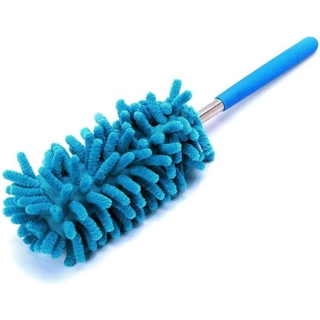 PARENCE.- Plumeau Microfibre Télescopique – Manche Extensible 25 à 75 cm | Tête Détachable Lavable | Attrape-Poussière pour Meub