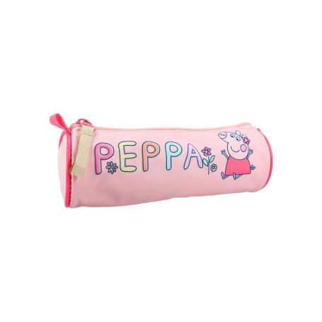 mybagstory - Trousse pour Fille Peppa Pig - Rose - Enfant - Ecole - Maternelle - Garderie - Trousse Fille - Taille 21 cm