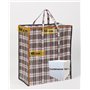 Lot de 5 Sacs de Rangement XXL 107L (55x30x65 cm) – Sacs de Transport et Stockage Robustes avec Poignées
