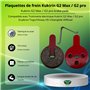 [M365Lyon] Plaquettes de frein compatible avec Trottinette électrique Kukirin G2 Max / G2 pro Dualtron Togo/Hitway H5 Urbanglide