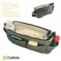 Calikids Sac organisateur poussette gris | tapis à langer offert | chic et pratique | nombreuses poches de rangement | pochettes